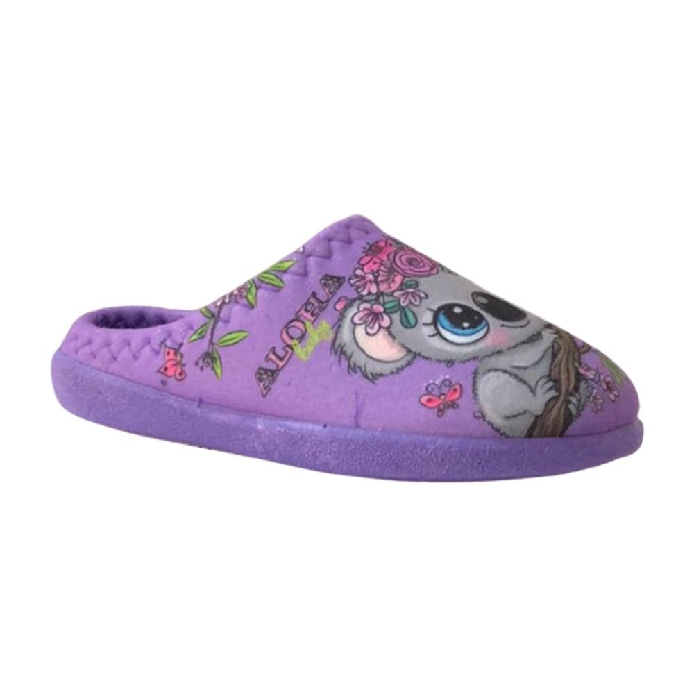 Gezer 12883 Koala Mor Çocuk Ev İçi Terlik