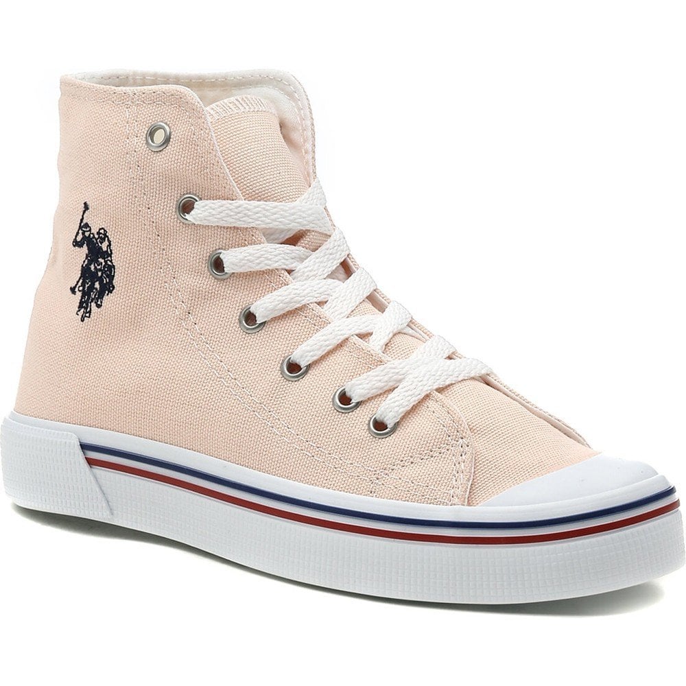 U.S Polo Assn Penelope High 2FX Bej Kadın Sneaker