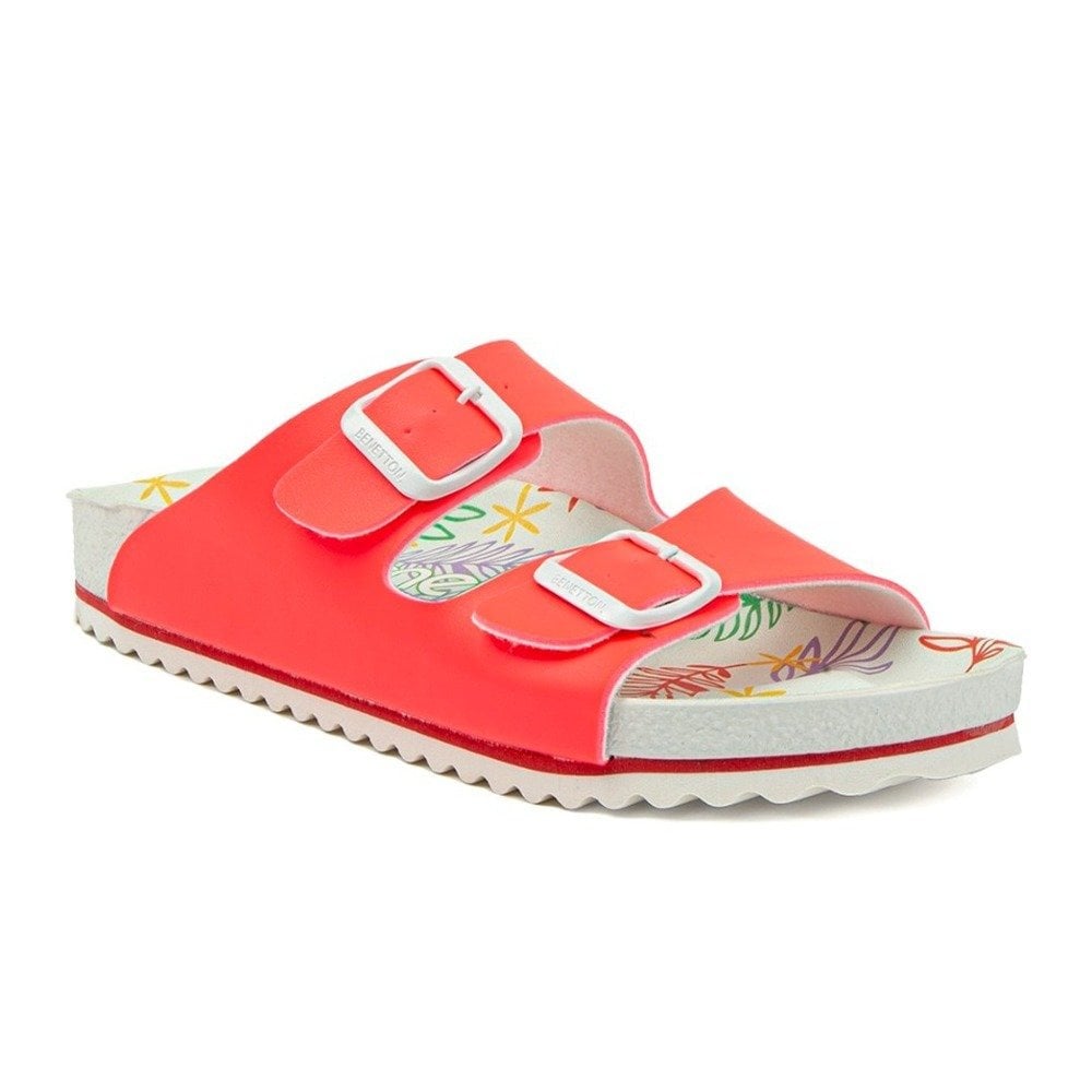 Benetton BN-1030 Pembe Kadın Günlük Terlik