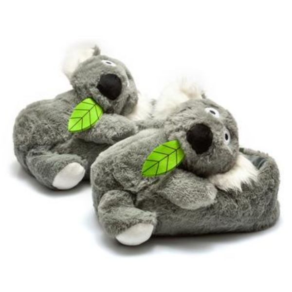 Twigy AA0634 Tw Koala 22 Gri Hayvan Figürlü Kadın Panduf