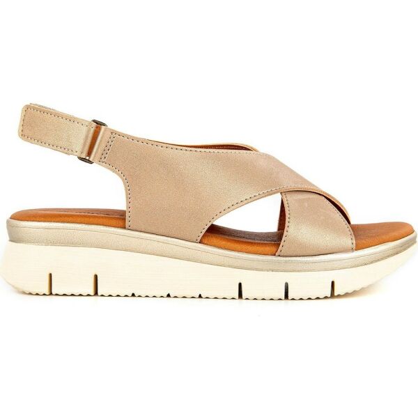 Muya 32229 Solo Altın Kadın Anatomik Sandalet
