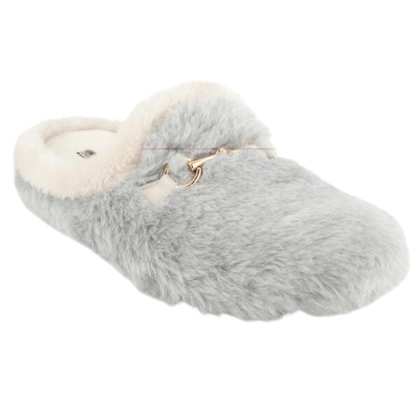 Muya 36901 Kraska Gri Kadın Ev İçi Terlik