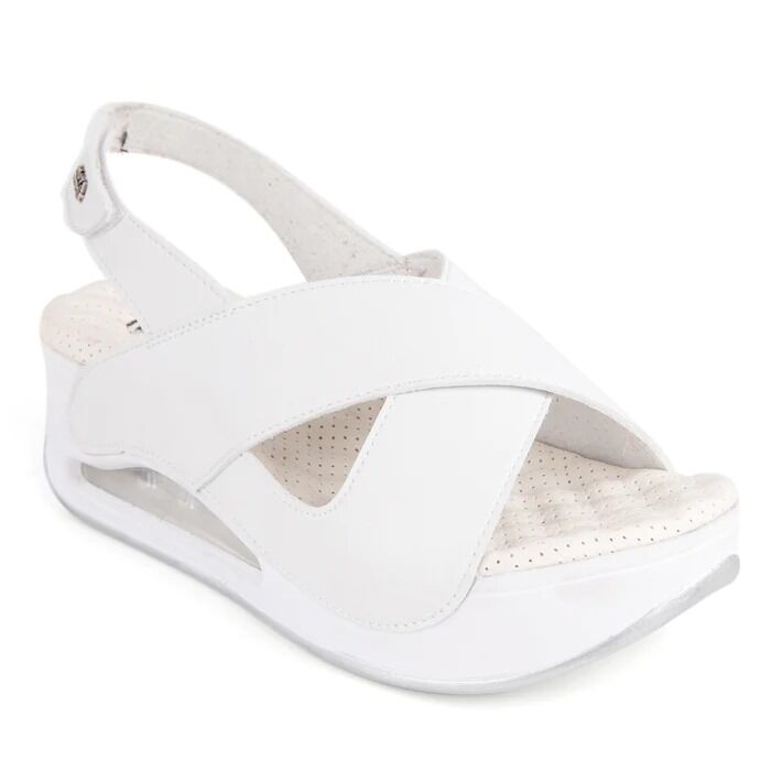 Muya 31213 Assos Beyaz Kadın Air Taban Sandalet