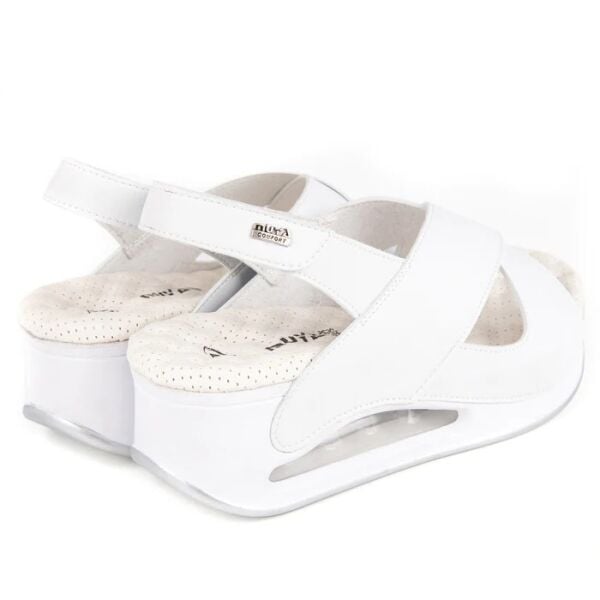 Muya 31213 Assos Beyaz Kadın Air Taban Sandalet