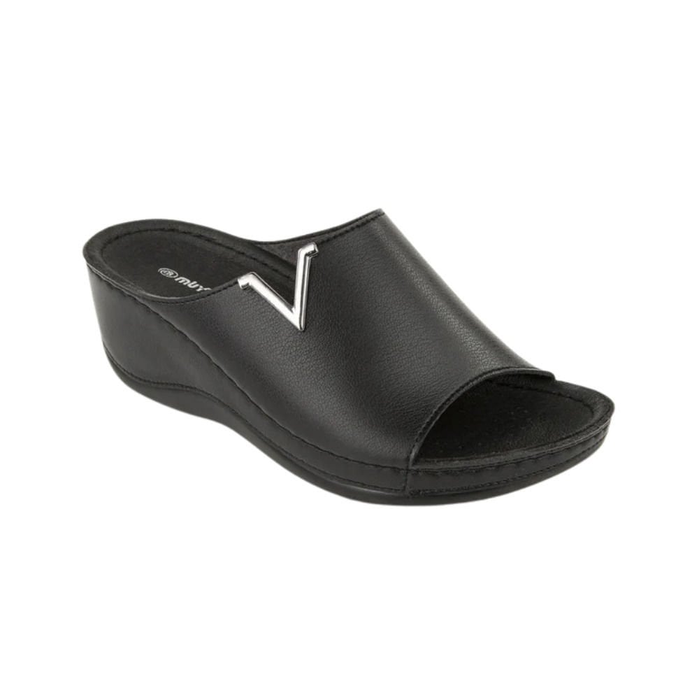 Muya 31148 Perla Siyah Kadın Anatomik Terlik