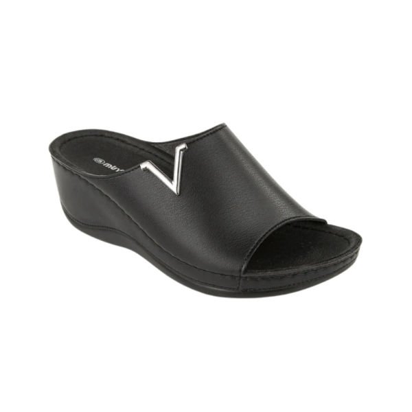 Muya 31148 Perla Siyah Kadın Anatomik Terlik