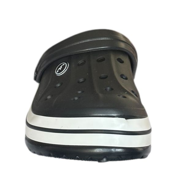 Akınal Bella E457 Siyah/Beyaz Erkek Sabo Terlik