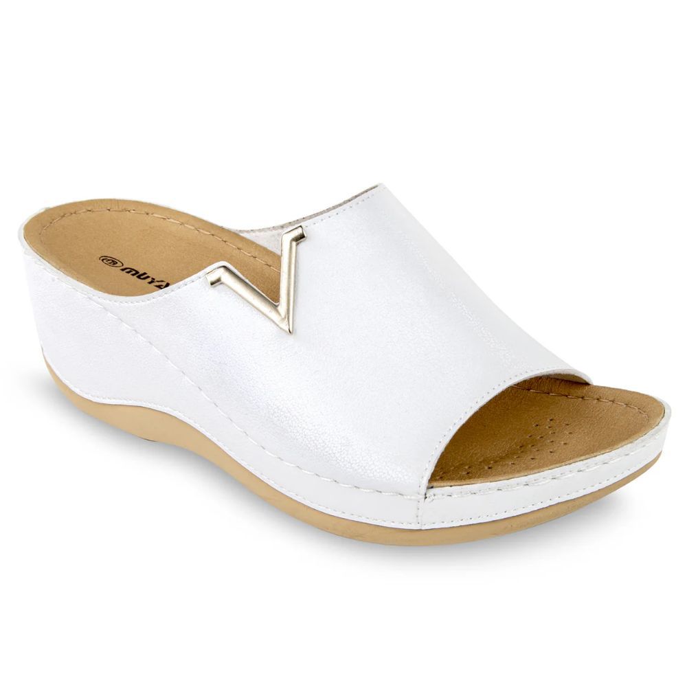 Muya 31148 Perla Beyaz Kadın Anatomik Terlik