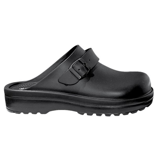 Akınal Bella E443 Siyah Erkek Deliksiz Sabo Terlik