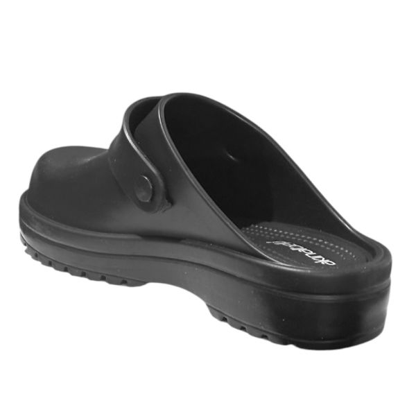 Akınal Bella E443 Siyah Erkek Deliksiz Sabo Terlik