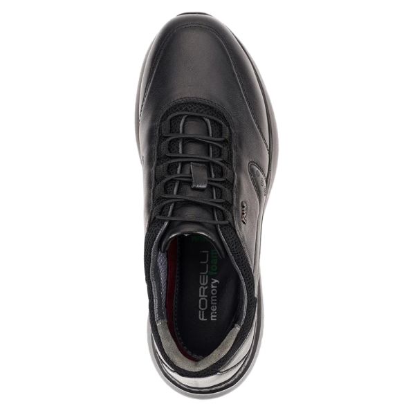 Forelli 47906-G Nerton Siyah Erkek Comfort Deri Ayakkabı