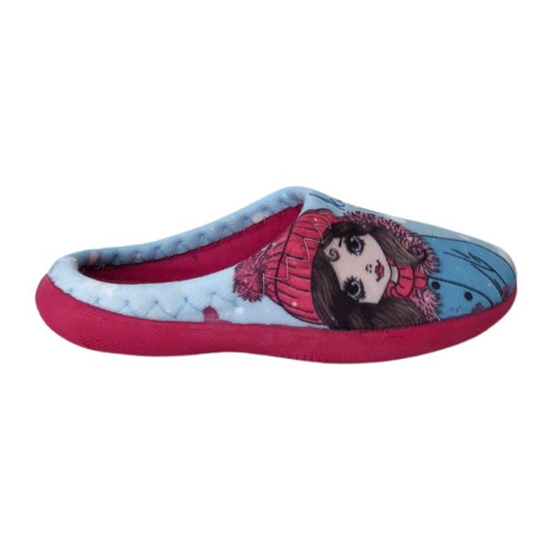 Gezer 14527 Pembe-Mavi Çocuk Ev İçi Terlik