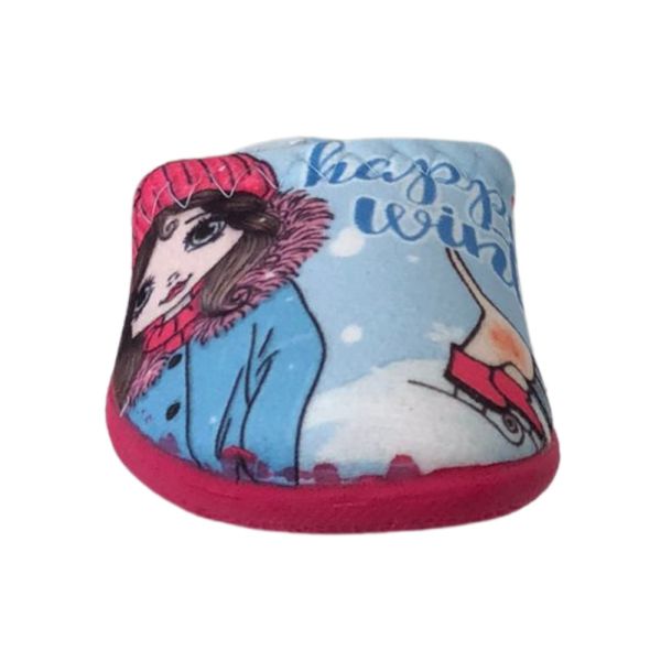 Gezer 14527 Pembe-Mavi Çocuk Ev İçi Terlik