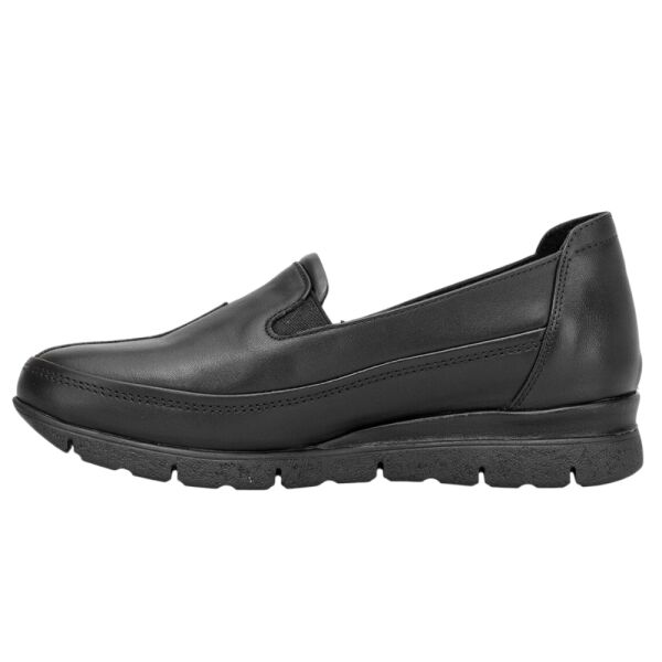 Mammamia D26YA-3985-B Siyah Kadın Comfort Deri Ayakkabı