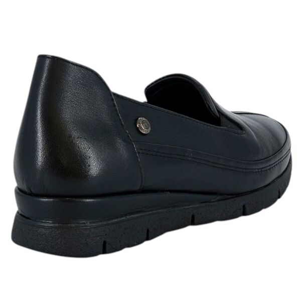 Mammamia D26YA-3985-B Siyah Kadın Comfort Deri Ayakkabı