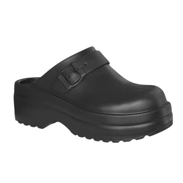 Akınal Bella E443 Siyah Kadın Deliksiz Sabo Terlik