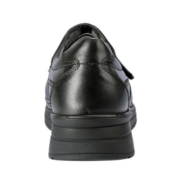 Forelli 21313-H Larisa Siyah Kadın Comfort Deri Ayakkabı