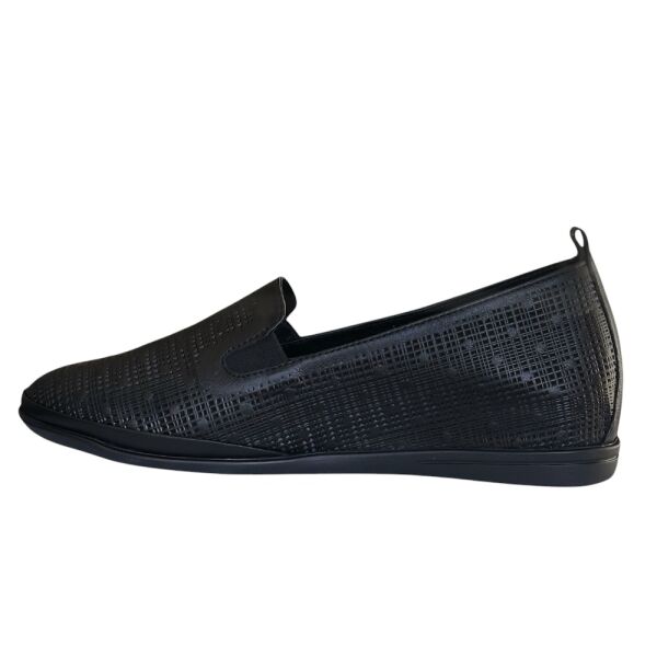 Mammamia D26YA-720-B Siyah Kadın Comfort Deri Ayakkabı