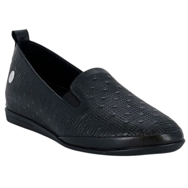 Mammamia D26YA-720-B Siyah Kadın Comfort Deri Ayakkabı
