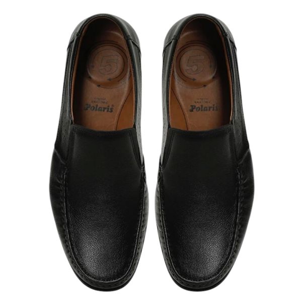 Polaris 108867 5FX Siyah Erkek Comfort Deri Ayakkabı