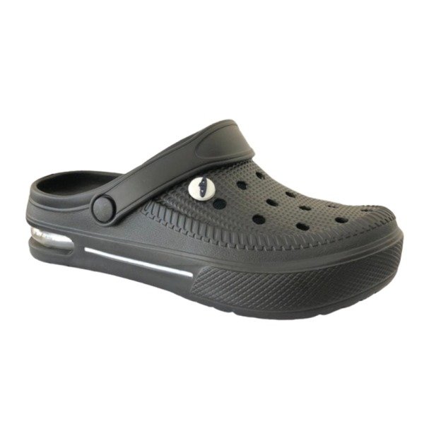 Akınal Bella E180 Siyah Kadın Hastane Sabo Terlik Sandalet