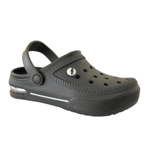 Akınal Bella E180 Siyah Kadın Hastane Sabo Terlik Sandalet