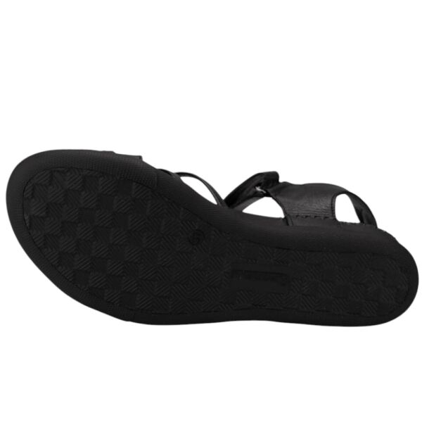 Forelli 22313 Sidney-G Siyah Kadın Comfort Deri Sandalet