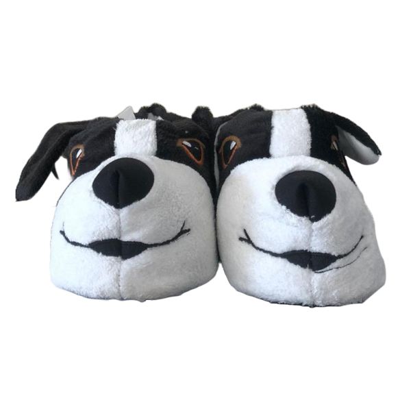 Cex Köpek 2PR Siyah Hayvan Figürlü Unisex Panduf