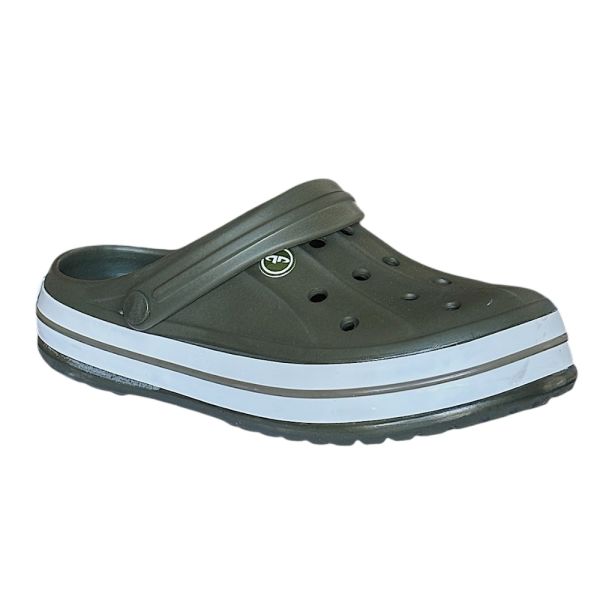 Akınal Bella E457 Haki/Beyaz Erkek Sabo Terlik