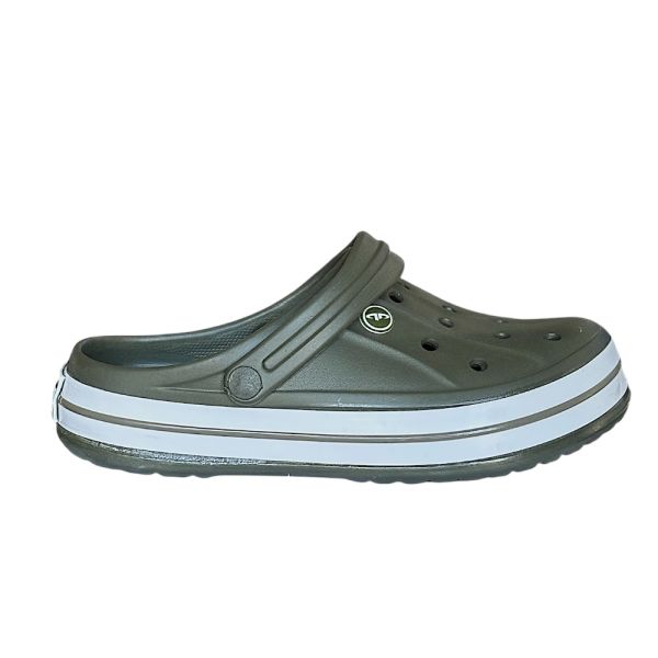 Akınal Bella E457 Haki/Beyaz Erkek Sabo Terlik