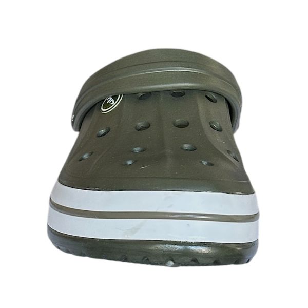 Akınal Bella E457 Haki/Beyaz Erkek Sabo Terlik