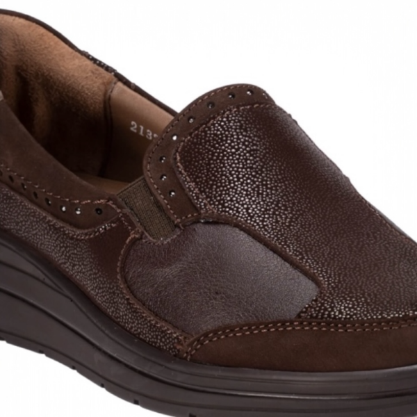 Forelli 21327-H Faye Kahve Kadın Comfort Deri Ayakkabı