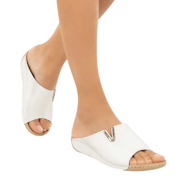 Muya 31125 Nest Beyaz Kadın Anatomik Terlik
