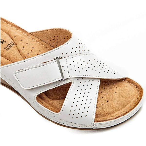 Muya 34218 Duro Beyaz Kadın Anatomik Terlik