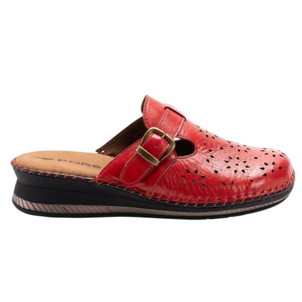 Forelli Cary-H 80625 Kırmızı Kadın Günlük Sabo Terlik