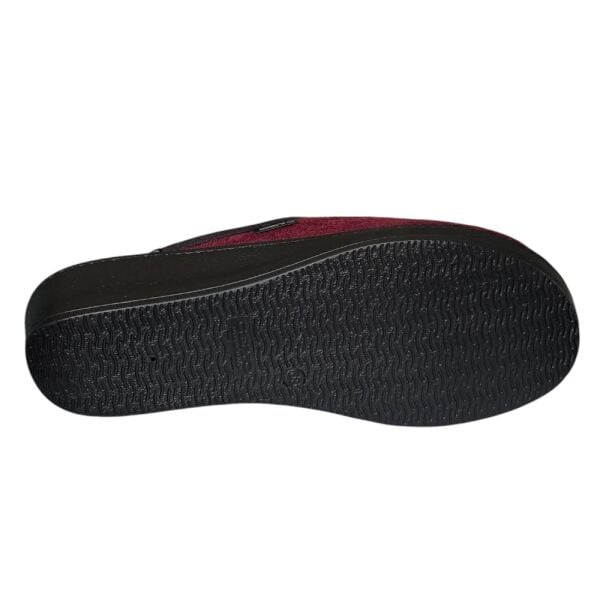 Ceyo 9932 Bordo Kadın Anatomik Jel Taban Ev İçi Terlik