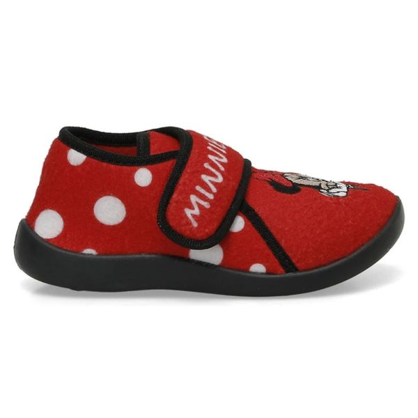 Mickey Mouse Bese 4PR Kırmızı Çocuk Kreş Ev Ayakkabısı