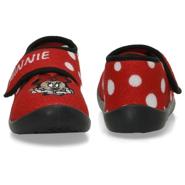 Mickey Mouse Bese 4PR Kırmızı Çocuk Kreş Ev Ayakkabısı