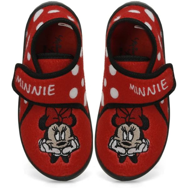Mickey Mouse Bese 4PR Kırmızı Çocuk Kreş Ev Ayakkabısı