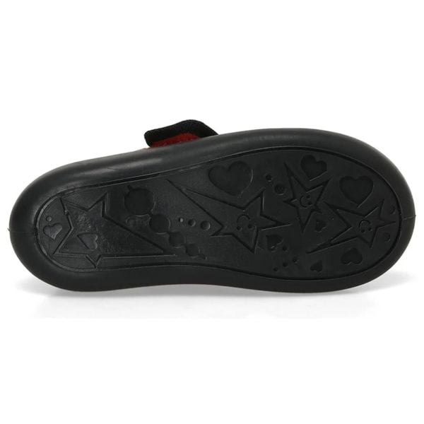 Mickey Mouse Bese 4PR Kırmızı Çocuk Kreş Ev Ayakkabısı