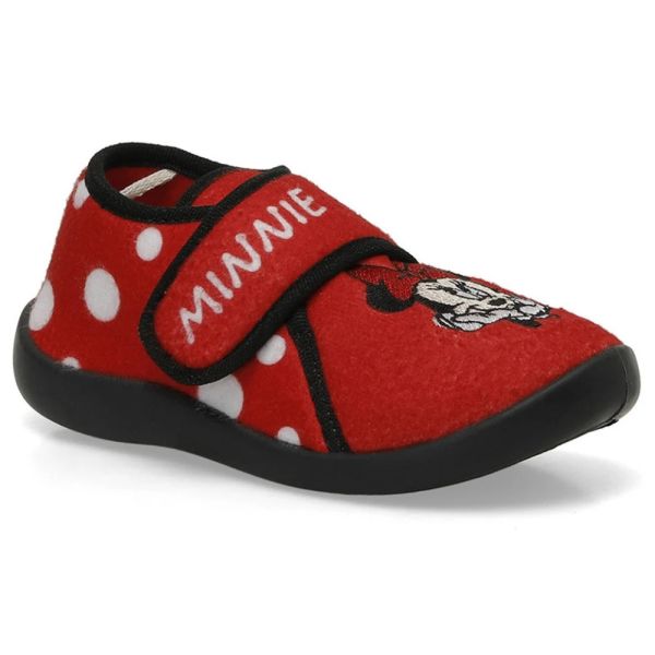 Mickey Mouse Bese 4PR Kırmızı Çocuk Kreş Ev Ayakkabısı