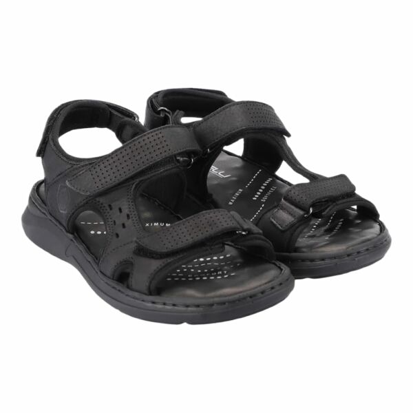 Forelli 40526-G Bruce Siyah Nubuk Erkek Günlük Sandalet