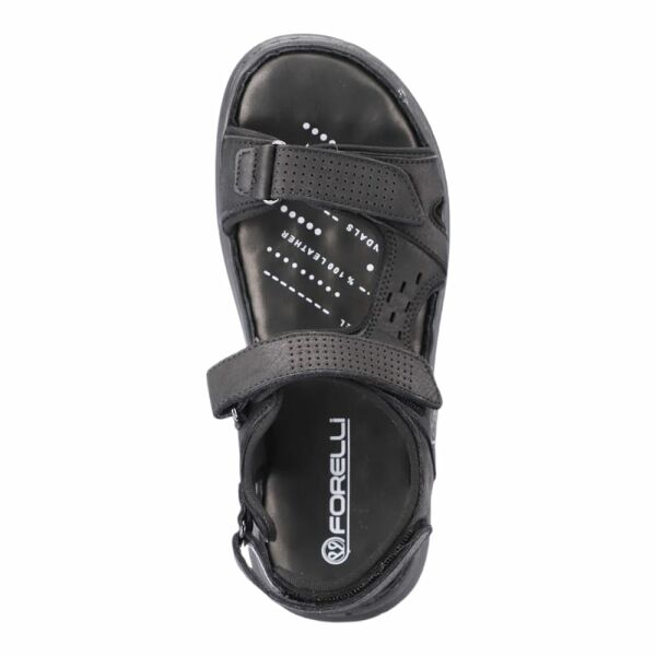 Forelli 40526-G Bruce Siyah Nubuk Erkek Günlük Sandalet