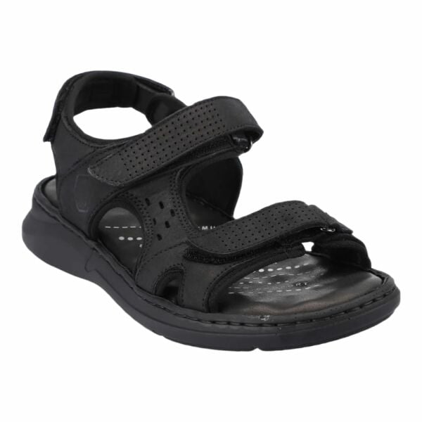 Forelli 40526-G Bruce Siyah Nubuk Erkek Günlük Sandalet