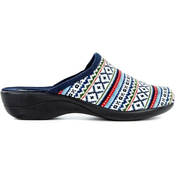 Muya 33918 Zip Lacivert Kadın Ev İçi Terlik