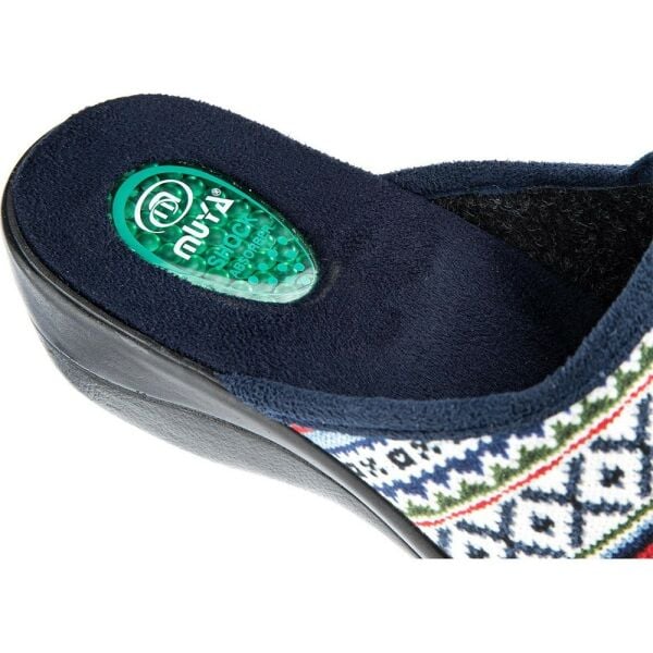 Muya 33918 Zip Lacivert Kadın Ev İçi Terlik