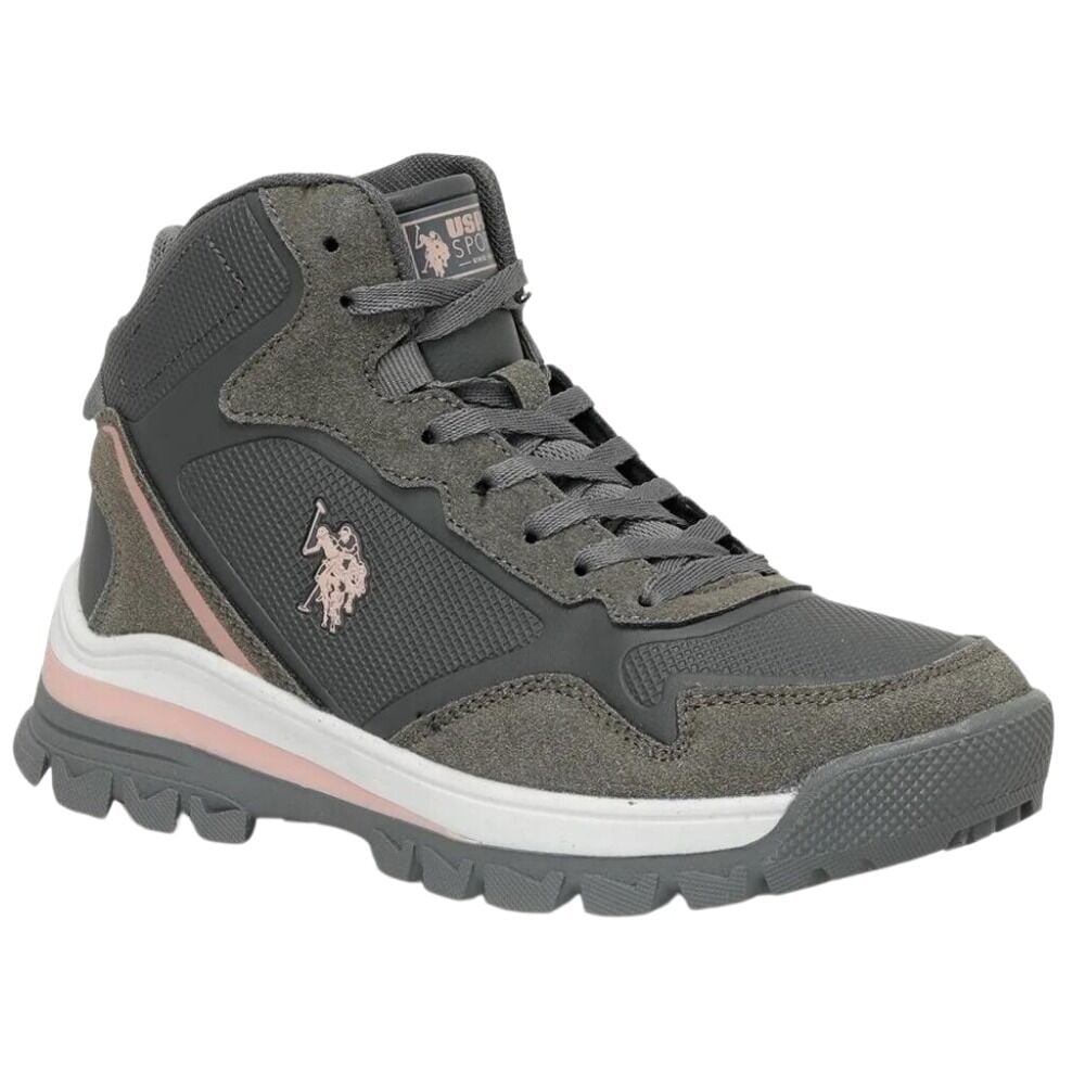 U.S Polo Assn Sagan Hi 3PR Gri Kadın Outdoor Bot