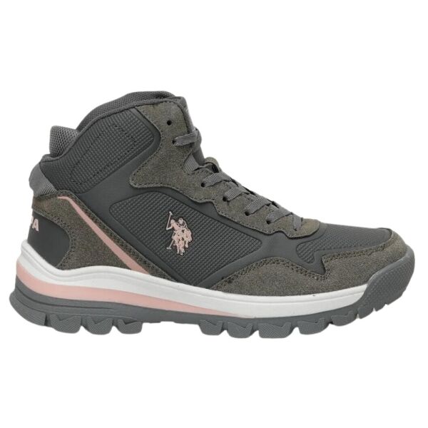 U.S Polo Assn Sagan Hi 3PR Gri Kadın Outdoor Bot
