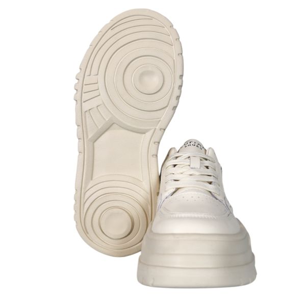 Lufian Darla Kırık Beyaz Kadın Sneaker