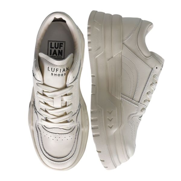 Lufian Darla Kırık Beyaz Kadın Sneaker
